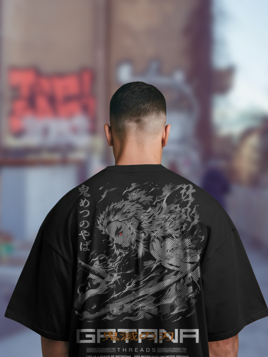 FIRE HASHIRA GRAPHIC T-SHIRT