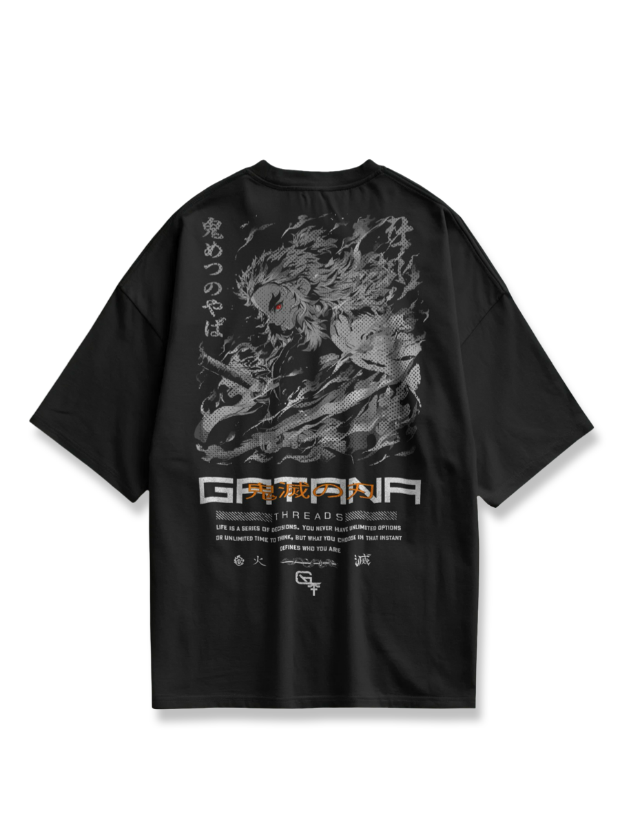 FIRE HASHIRA GRAPHIC T-SHIRT
